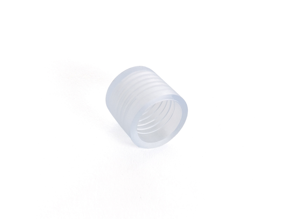 Tampa Final Fita Neon Led Regulável 220v Circular N-flex14  Transparente