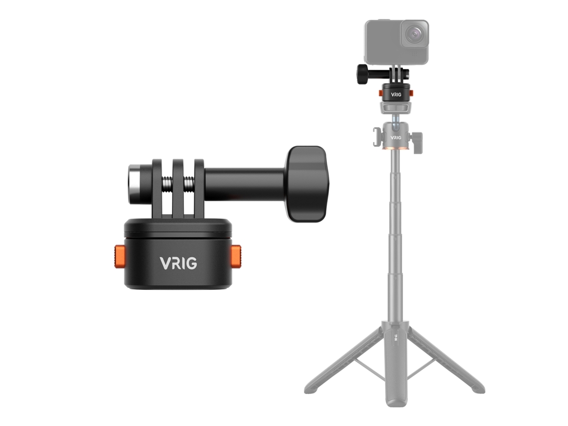 Adaptador De Montagem Rápida Magnética Vrig Ac14 Claw Para Câmera Esportiva Mini Com Parafuso De 1/4 Polegada Para Gopro Hero 13/12/11/10