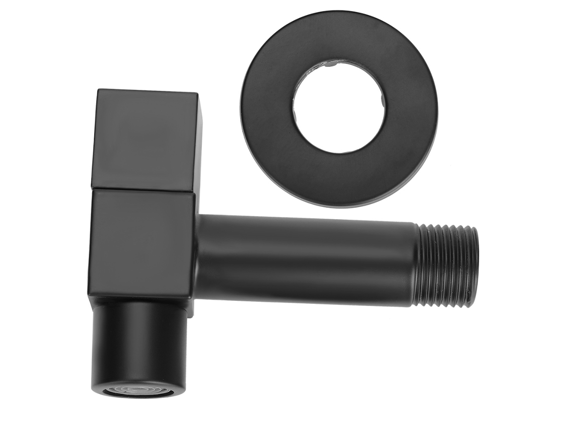 Torneira de Cobre preta G1/2 para máquina de lavar MARCA