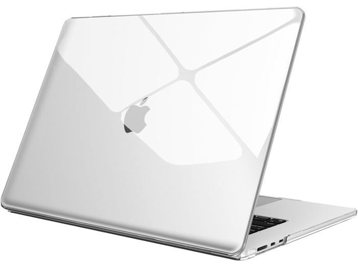 Hard Shell Compatível Com Macbook Air 15 Polegadas M4/m3/m2 Transparente Proteção Fina E Leve Brilvibera