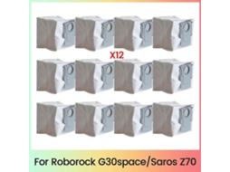 Dust Bags For Saros Z70 / G30space Vacuum Cleaner Parts Replacement Non-woven Garbage Bags 12pcs