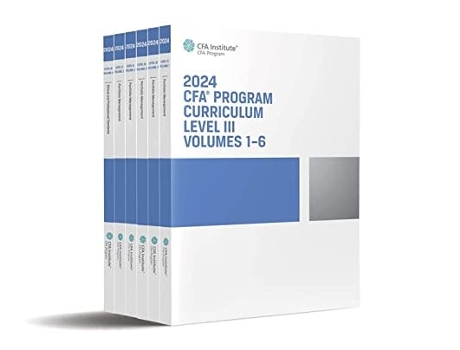 Livro 2024 CFA Program Curriculum Level III Box Set de CFA Institute (Inglês)
