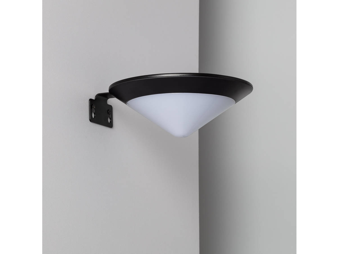 Candeeiro LED LEDKIA Solar (Preto - LED Integrado - 3 W)