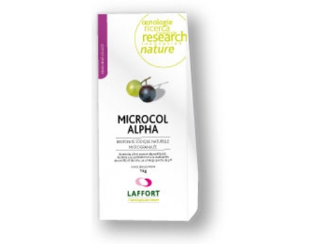 Bentonita Sódica Natural Microcol Alpha 1 kg para Clarificar Y Aclarar El Vino LAFFORT
