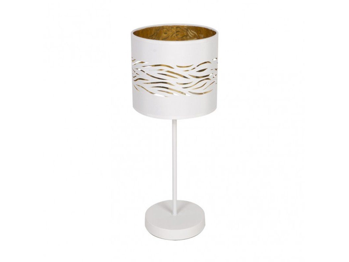Candeeiro De Mesa Niebla Branco/ouro 43x17 Cm Fabrilamp