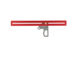 Regua de Ângulo 45/90 Graus para Carpintaria Scribe Gauge Medidor 400mm Alumínio YURU