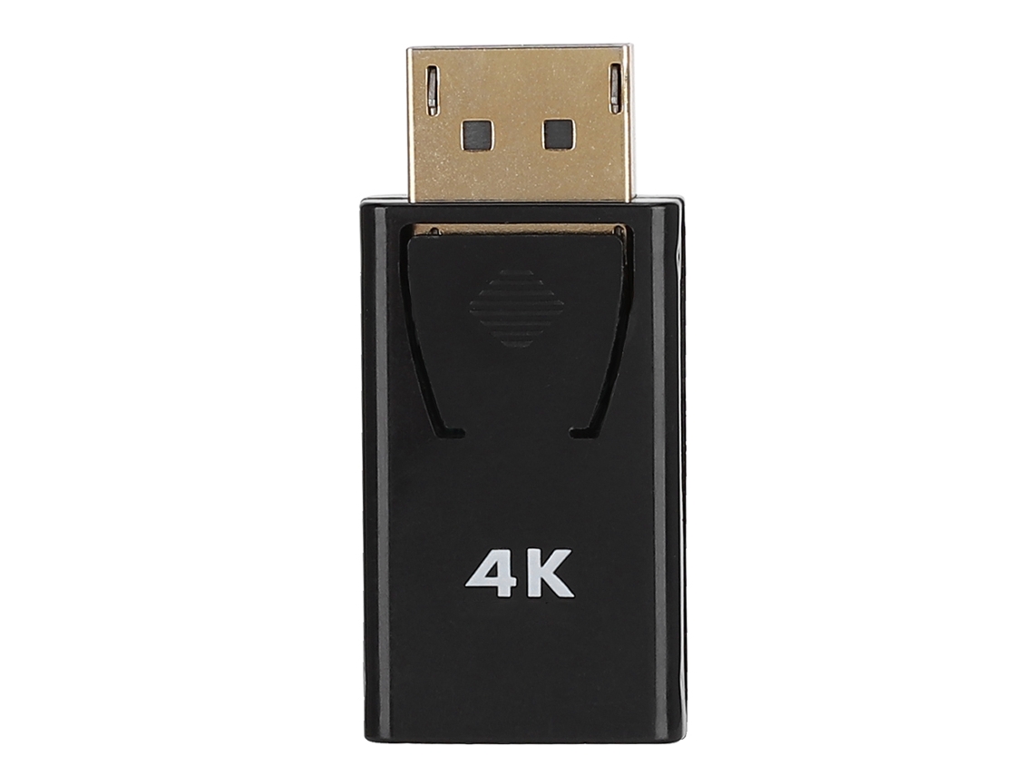 Adaptador Dp a Hdmi 4k 1080p con sincronización de audio y vídeo, plug and play para Windows y Mac
