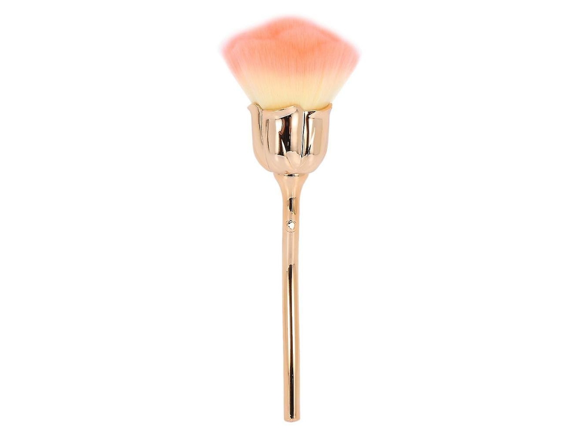 Pincel Para Pó De Unha Pincel Rosa Pincel Para Limpeza De Unhas Artísticas Blush Em Pó B Slowmoose