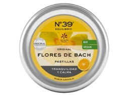 Pastilhas Nº 39 Flores de Bach Tranquilidade e Calma Bio Vegan 45G LEMON PHARMA