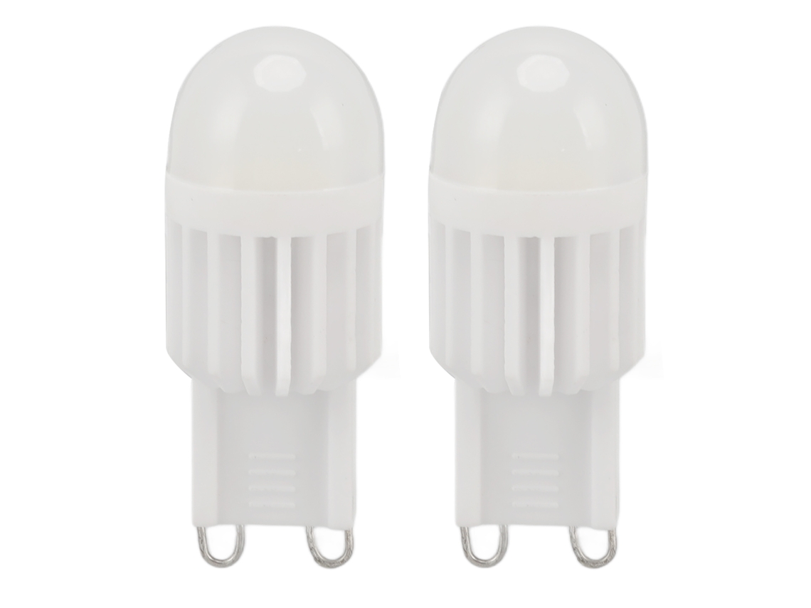2pcs Lâmpadas Led G9 Reguláveis 180lm 14 Pérolas 2w 220v para Lâmpada Mesa Lustre Parede