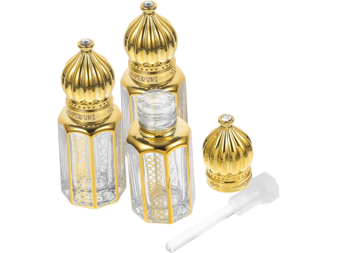 Conjunto De 3 Frascos Conta-gotas De 3ml, Em Vidro, Com Proteção Uv E À Prova De Vazamentos, Ideais Para Óleos.