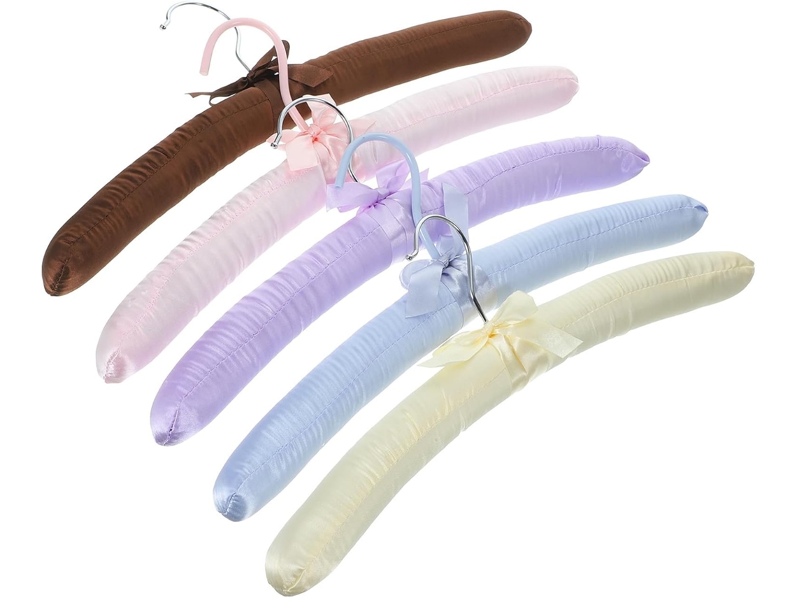 Conjunto 5 Bases Antiderrapantes Metal Acetinado Cores Sortidas Diversos Estilos Organização Armários GOKOCO