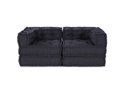 Vidaxl Unidade De Sofá Modular 2 Unid. Tecido Antracite