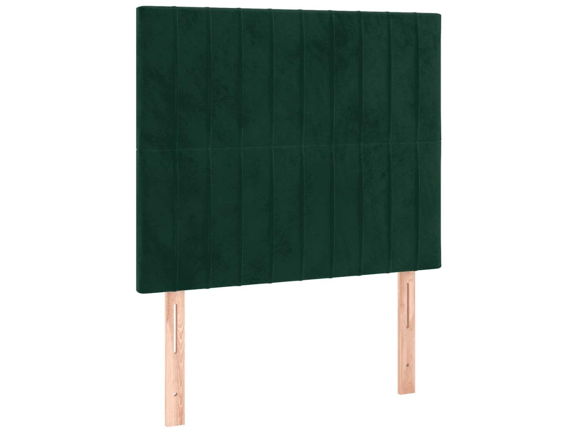 Cabeceira Verde Escuro 90x5x118/128 Cm Veludo MAISON EXCLUSIVE