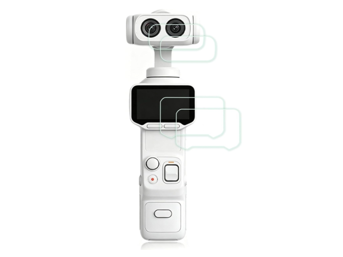 Protetor de Ecrã para Insta360 Luna Ultra Película Protetora de Vidro Temperado para Câmera CUICH (2 Pack)