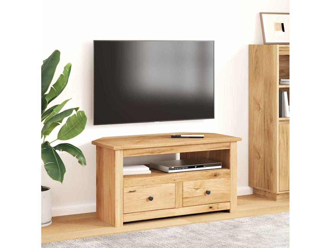 Vidaxl Móvel De Canto P/ Tv 93x49x49 Cm Madeira De Pinho Maciça Panama