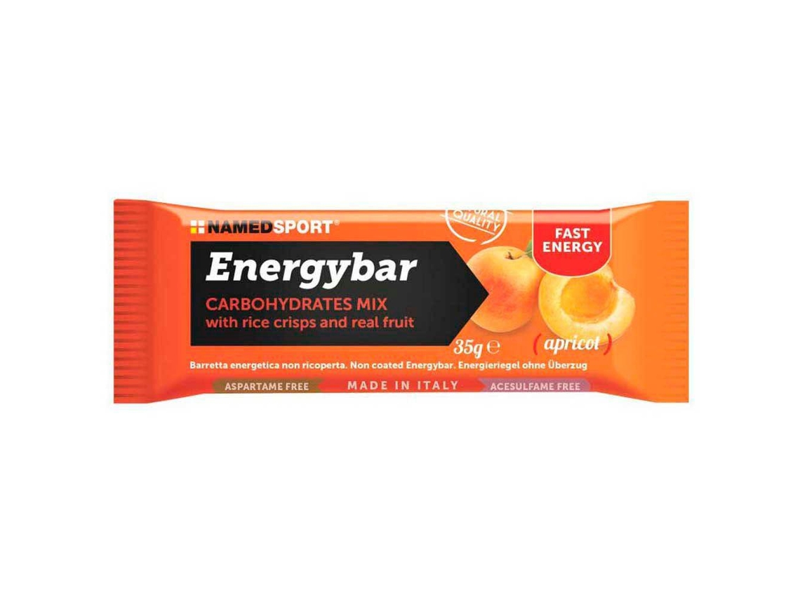 Barra de Energia NAMEDSPORT Energybar Apricot (35g)