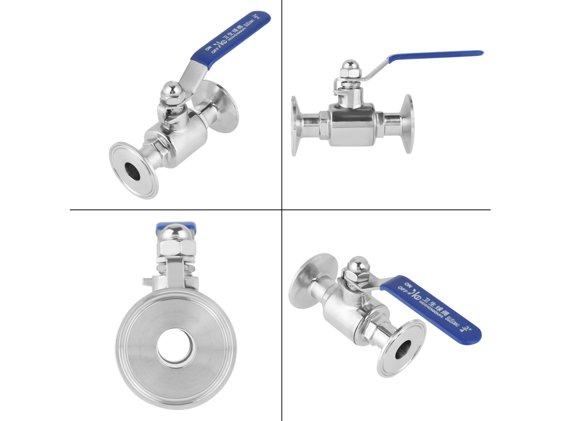 Válvula De Esfera Em Aço Inox Laxiscreed Dn20 Para Líquidos, Perfeita Para Fabrico De Cerveja Artesanal