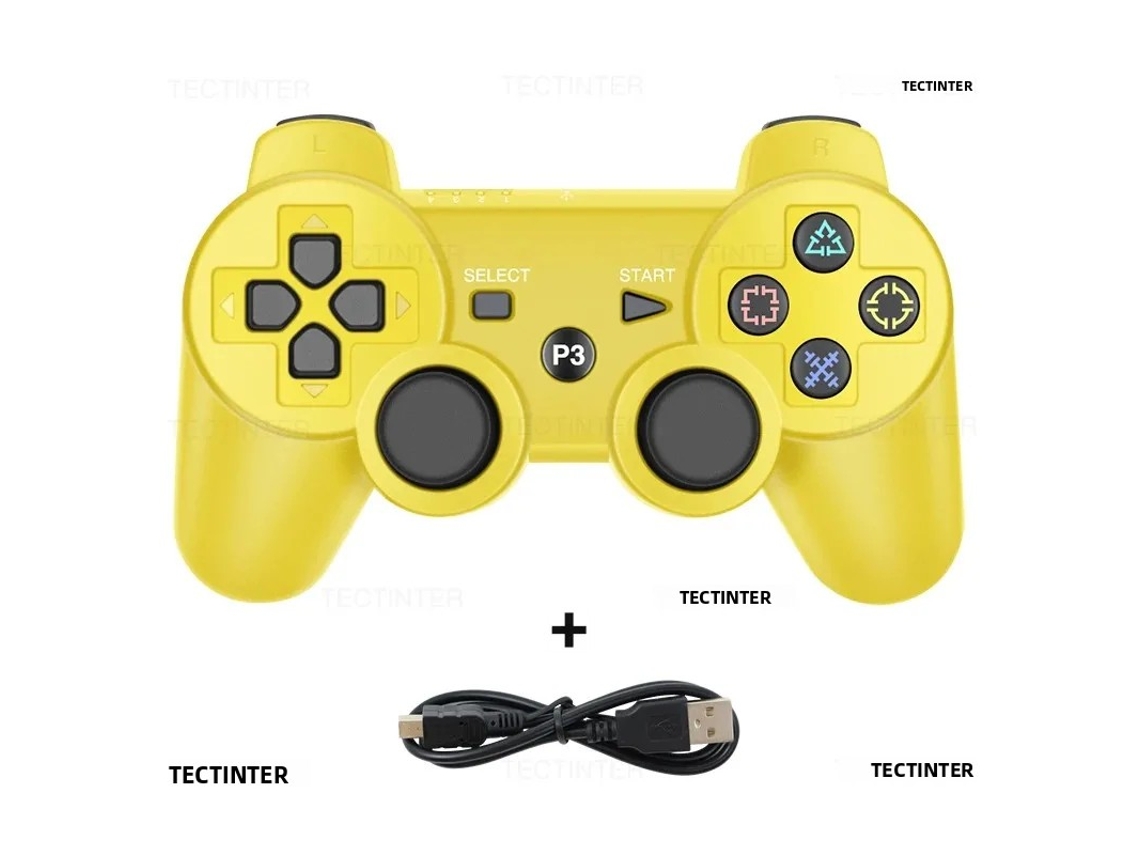 Controlador Bluetooth MDUG Sem Fio de Seis Eixos com Vibração Dupla e Luzes Led