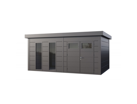 Abrigo De Jardim Metálico Nh11 | Antracite | 538 X 358 Novo Habitat