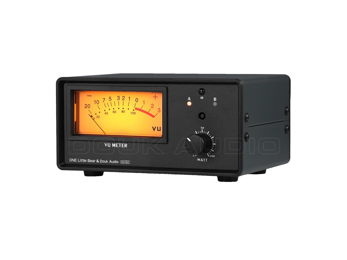 Seletor De Áudio, 2-em-1-saída, 1-em-2-saídas, 200w De Potência Por Canal, Controle Remoto, Medidor Vu