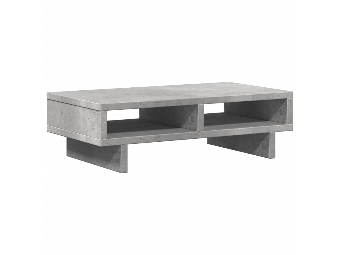 Monitor Stand, Monitor Stands Vidaxl Cinzeto Madeira Processada (50 X 27 X 15 Cm)