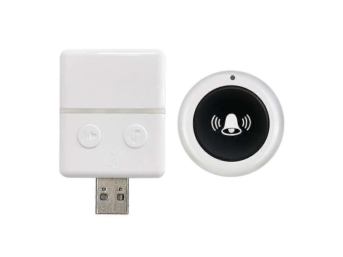 Campainha Sem Fio Com Controle Remoto, 30 Toques, Alcance 150m, Instalação Fácil, Design Moderno