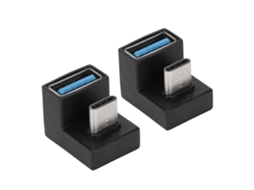 Adaptador Usb Fêmea Para Usb C Macho (conversão De Ângulo Cima-baixo Transmissão De Alta Velocidade 5gbps)