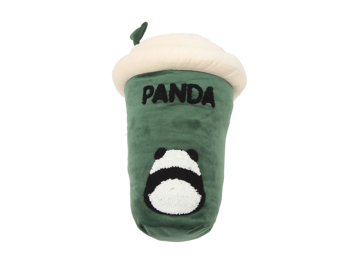 Mali brinquedo de Pelúcia Copo de Café 35cm Macio Panda Decorativo para Dormir Presente