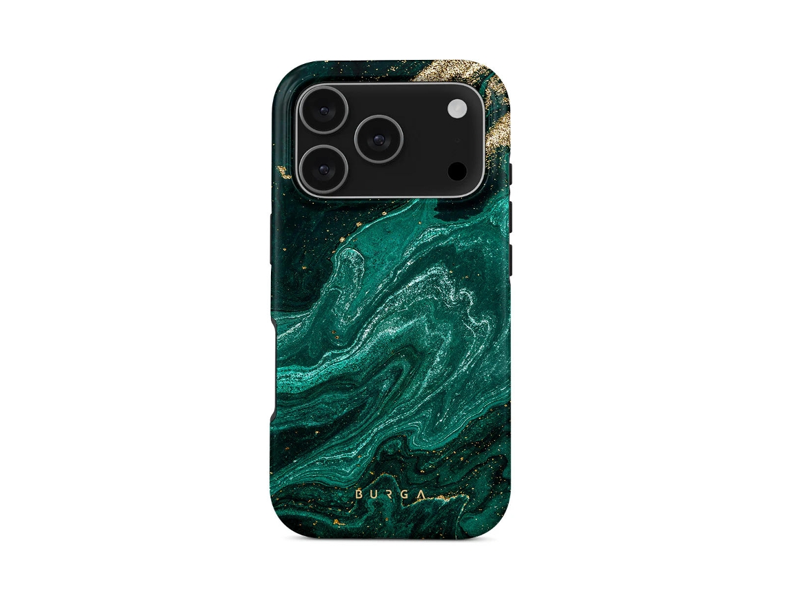 Capa BURGA para iPhone 17 Pro com MagSafe (Verde)