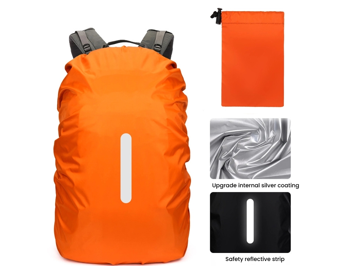 Capa de chuva refletora para mochila BRILVIBERA
