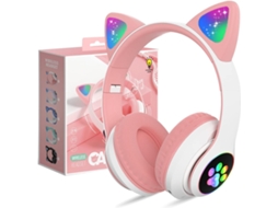 Auriculares Sem Fio Dobráveis Orelhas Luzes Led Ehstmind Bluetooth