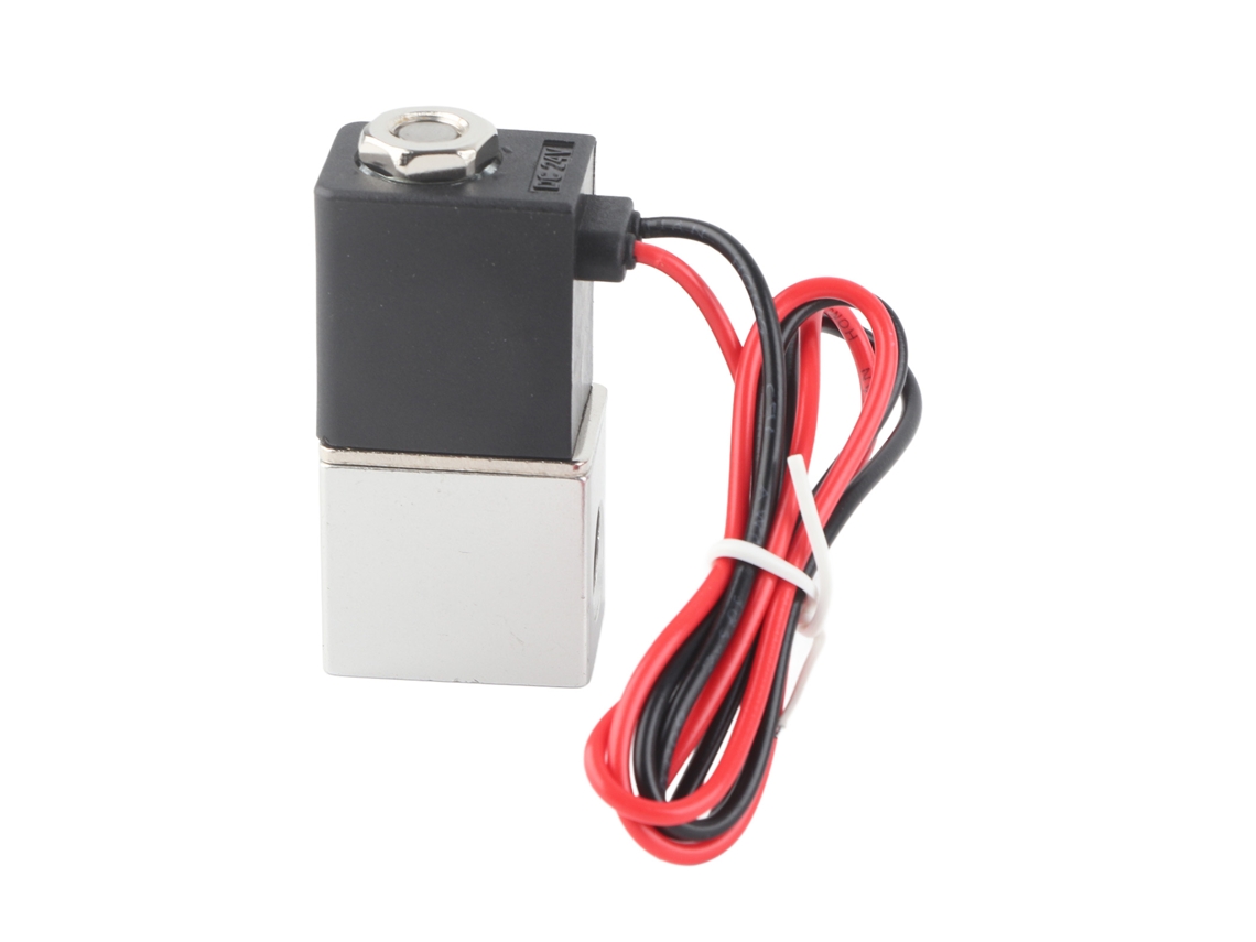 Válvula Solenóide Elétrica 24v Dc Laxiscreed De 2/2 Vias Para Ar, Água E Óleo De Resposta Rápida