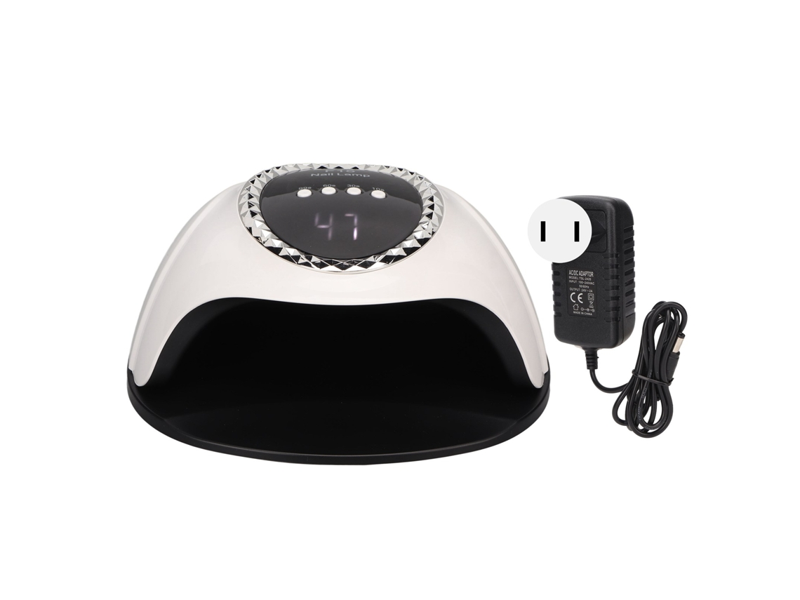 Lâmpada LED UV para unhas de 168 W com 60 chips, secagem rápida, sensor inteligente, 4 temporizadores, 100-240 V