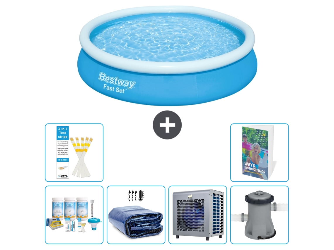 Bestway Piscina Bestway Fast Set Redonda - 366x76 Cm - 7-peças S128
