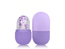 Rolo de Gelo de Silicone, Reutilizável e com Embalagem Selada, Ferramenta para Cuidados Faciais MDUG (roxo, 1 Unidade)
