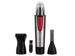 Barbeador elétrico 3 em 1 para homens: apara pelos do nariz, barba e pelos nasais.