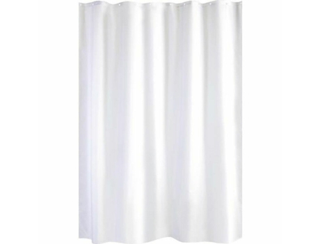 Cortina de Duche Gelco Poliéster Branco 180 x 200 cm
