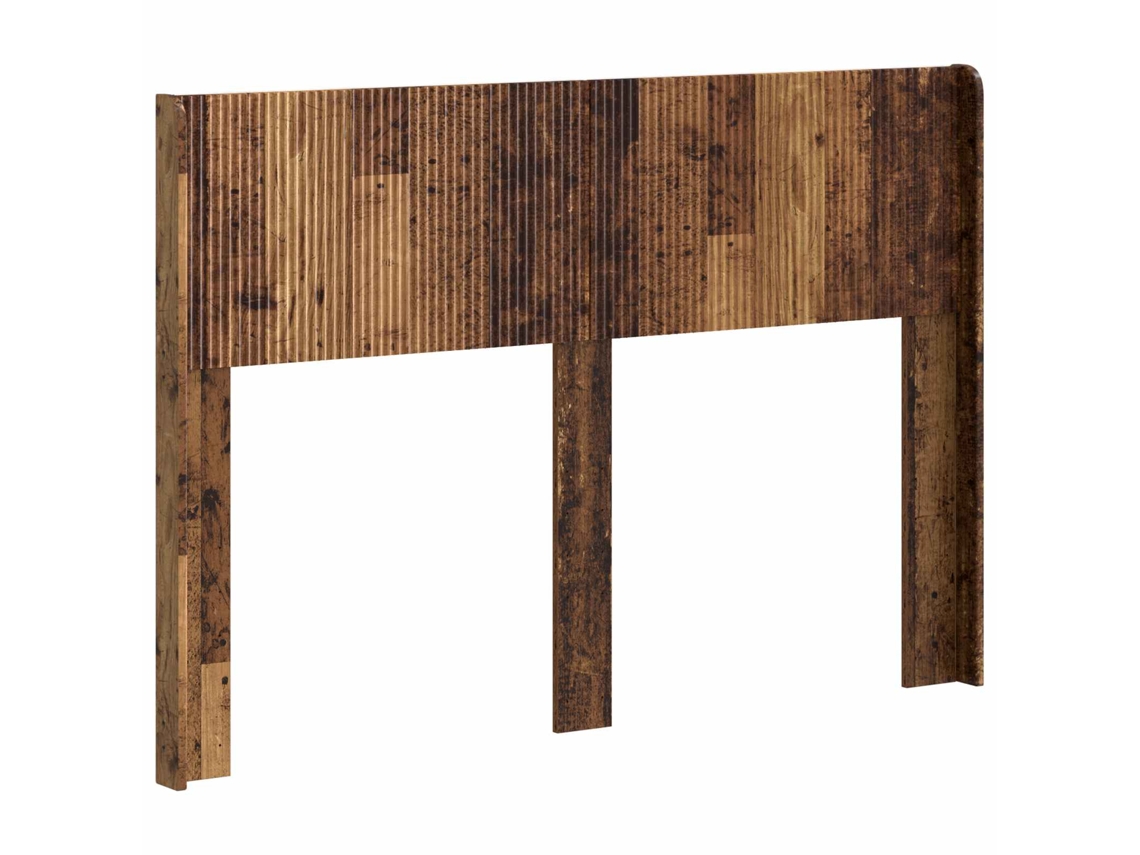 Conjunto 1 Cabeceira Vidaxl Castanho Derivados De Madeira (120 Cm)