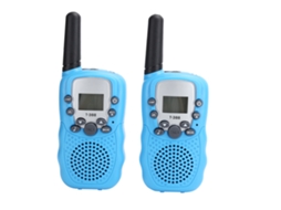 Aetheria transceptor Portátil Mini Walkie Talkie com Tela Lcd e Luz Brinquedo Infantil Outdoor Azul T388