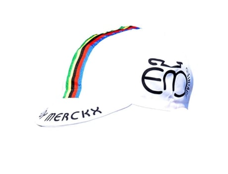 Boné Vintage Unissexo CGN De Eddy Merckx Branco (Tamanho Único)