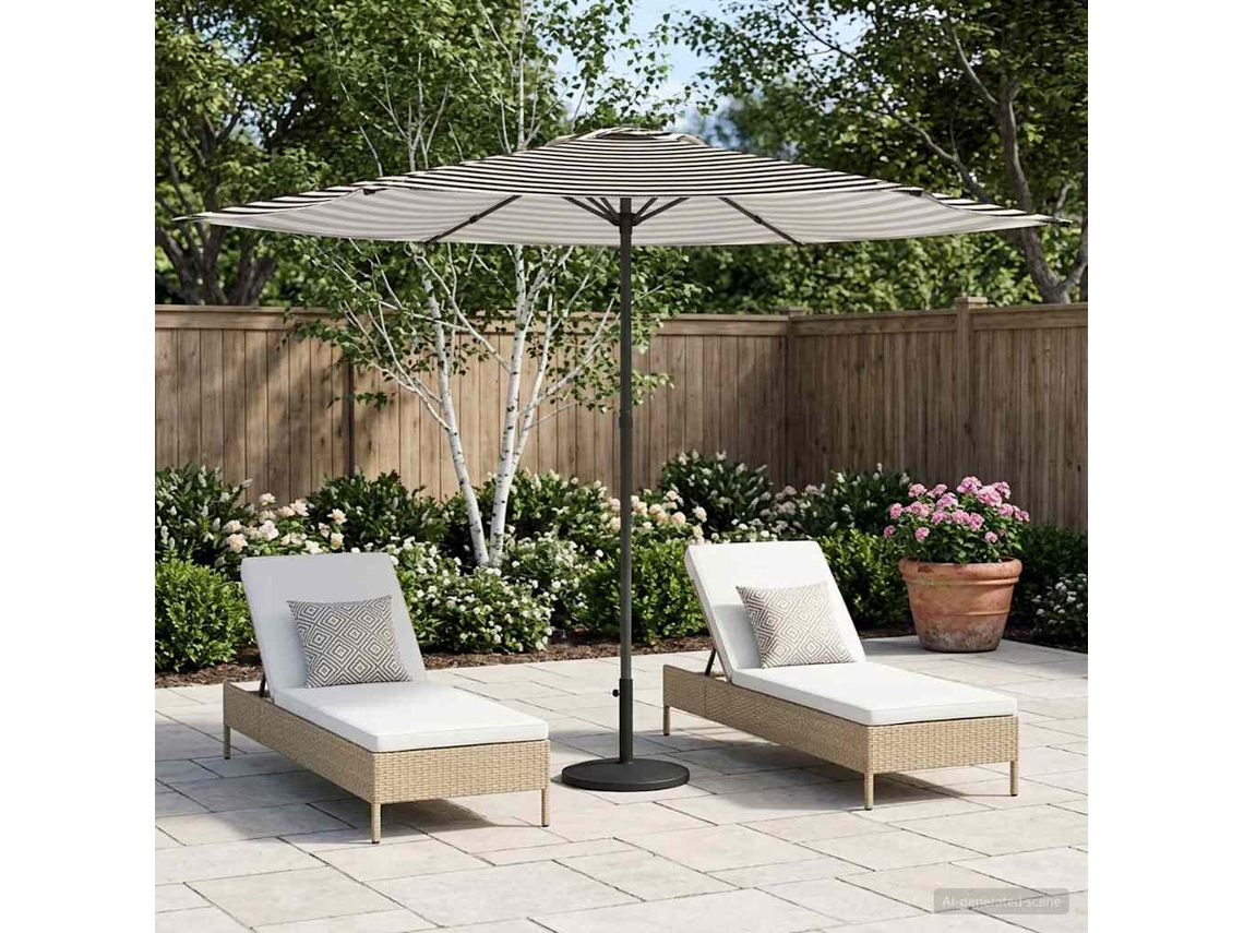 Vidaxl Guarda-sol De Jardim 300 X 300 Cm Poliéster Retangular