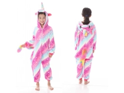 Pijama De Criança Menina  Roupa De Dormir Loungewearstarry Sky Psus De Uma Peça-100cm (100 Cm)*