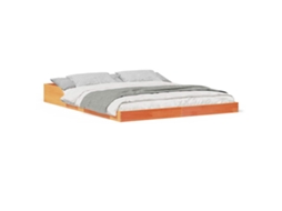 Estrutura da Cama Marrom Cera 140 X 210 Cm MAISON EXCLUSIVE