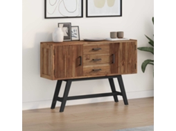 Vidaxl Suporte Para Tv 110 X 30 X 75 Cm Natural Madeira De Teca Sólida
