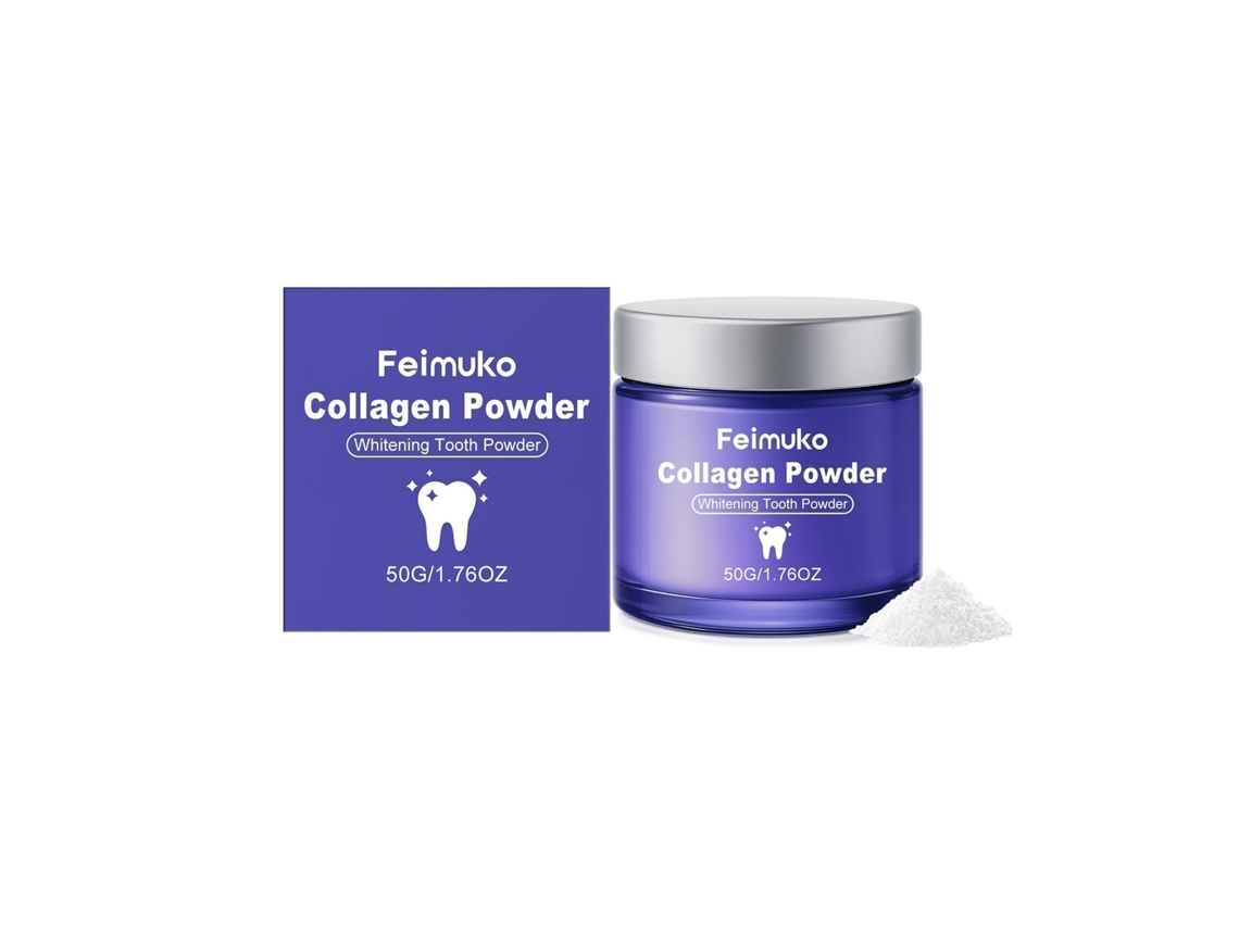 Pó de Dentes com Colagénio para Cuidados de Limpeza Suave e Natural LAXISCREED