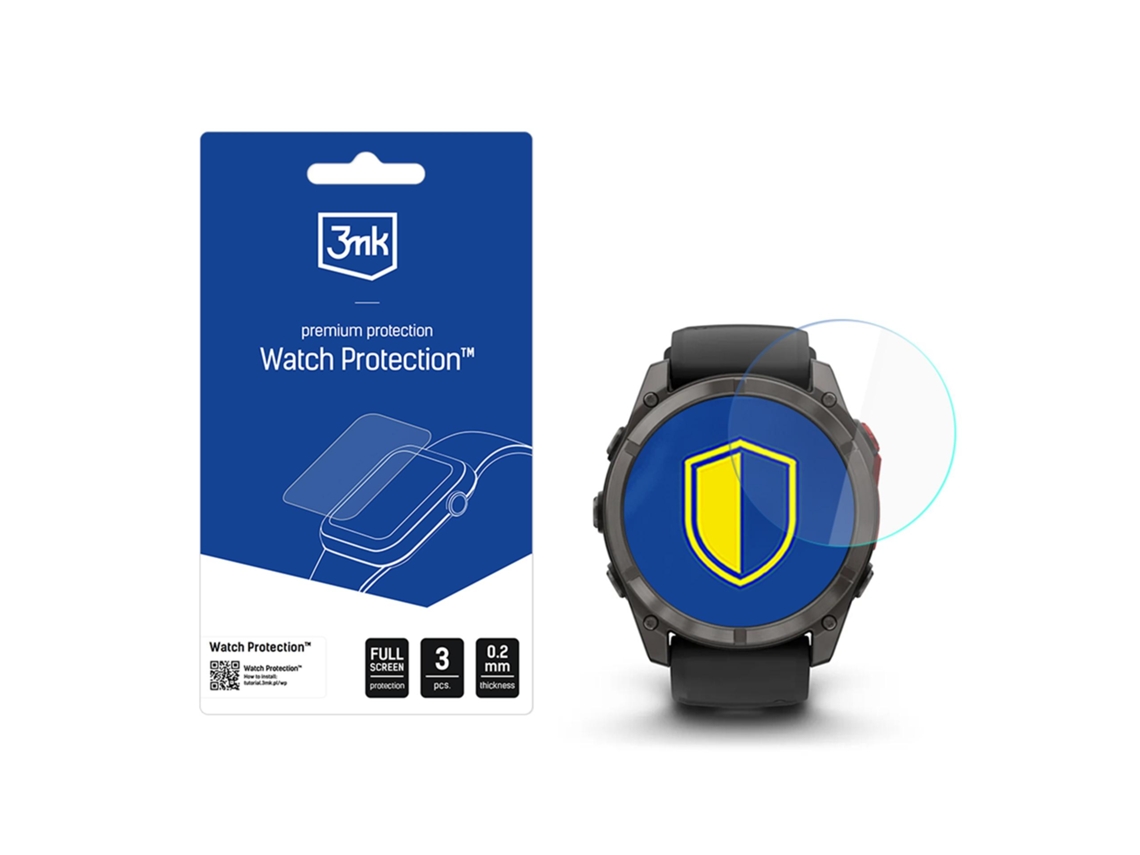 Película De Proteção Flexível 3mk Para Relógio Garmin Fenix ​​8 Pro 51mm Ochr