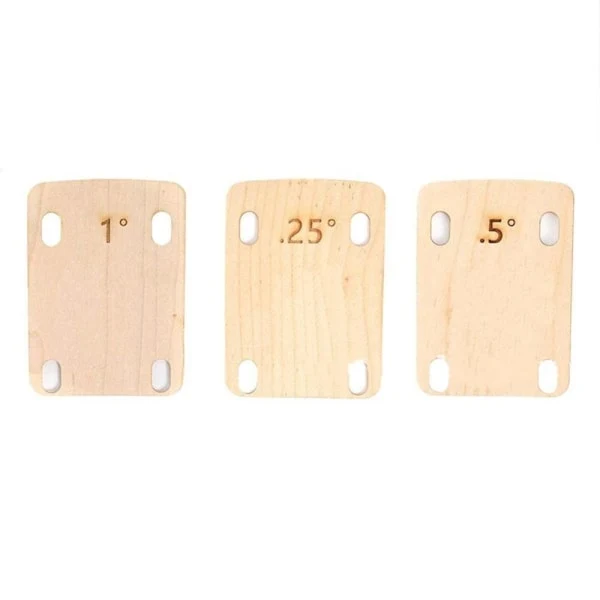 Conjunto de 3 Calços para Braço de Guitarra, Peças de Reposição para Guitarra Elétrica AQUAFORGE