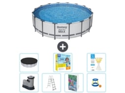 Bestway Piscina Bestway Steel Pro Max Redonda - 488x122 Cm - 8-peças S529