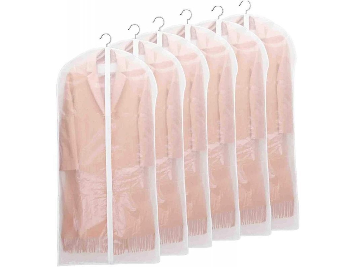 Bolsas para Ropa 6 Piezas Funda Transparente Eva Impermeável S/MARCA